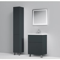  AM.PM Тумба под умывальник Gem 60 M90FSX06022GM32 (2 ящика, графит) - Превью изображения №9 — Интернет-магазин Time-Shop