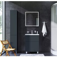  AM.PM Тумба под умывальник Gem 60 M90FSX06022GM32 (2 ящика, графит) - Превью изображения №6 — Интернет-магазин Time-Shop