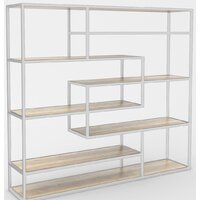 Hype Mebel Зиг-Заг 200x150 (белый/древесина белая)