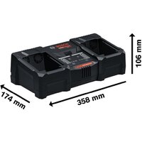 Зарядное устройство Bosch EXAL18V2-320 1600A02YG5 (18В + кейс) - Превью изображения №2 — Интернет-магазин Time-Shop