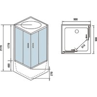 Душевая кабина WeltWasser WW500 Aller 902 - Превью изображения №11 — Интернет-магазин Time-Shop