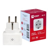 Умная розетка EKF Сonnect Wi-Fi (белый) - Превью изображения №2 — Интернет-магазин Time-Shop
