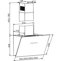 Кухонная вытяжка ZorG Nero 1260 60 S (черный) - Превью изображения №8 — Интернет-магазин Time-Shop