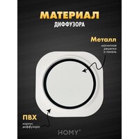 Вентиляционная решетка HOMY AIR круглый A100W d150 (белая) - Превью изображения №2 — Интернет-магазин Time-Shop