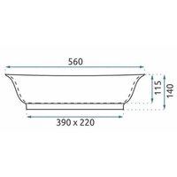 Умывальник Rea Roma U5600 - Превью изображения №7 — Интернет-магазин Time-Shop