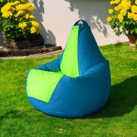 Кресло-мешок Mio Tesoro Груша Kombo XXL GF-130x85-NN (небесный/неон) - Превью изображения №3 — Интернет-магазин Time-Shop