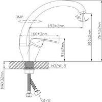 Смеситель Econoce EC0692BL - Превью изображения №2 — Интернет-магазин Time-Shop