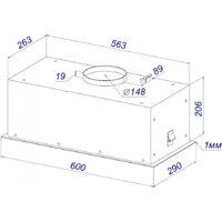 Кухонная вытяжка ZorG Amina 1060 60 S (белый) - Превью изображения №9 — Интернет-магазин Time-Shop