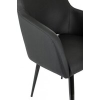 Офисный стул Бюрократ CH-380F (черный, экокожа) - Превью изображения №6 — Интернет-магазин Time-Shop