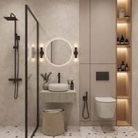  ЗОВ Тумба под умывальник Токио Премиум 60 TP60ELSPTOC2 (вяз либерти серебряный) - Превью изображения №5 — Интернет-магазин Time-Shop