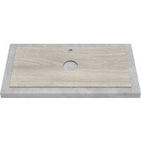  ЗОВ Тумба под умывальник Токио Премиум 60 TP60ELSPTOC2 (вяз либерти серебряный) - Превью изображения №3 — Интернет-магазин Time-Shop