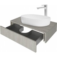  ЗОВ Тумба под умывальник Токио Премиум 60 TP60ELSPTOC2 (вяз либерти серебряный) - Превью изображения №2 — Интернет-магазин Time-Shop