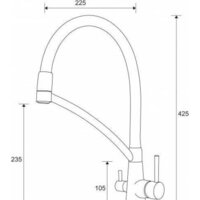 Смеситель Paulmark Siegen Si213111-431TW (белый матовый) - Превью изображения №3 — Интернет-магазин Time-Shop