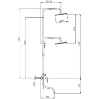 Душевая система  Splenka S51.24 - Превью изображения №2 — Интернет-магазин Time-Shop