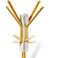 Вешалка для одежды Sheffilton Альберо SHT-CR20 172284 (белый/золотая патина/золото) - Превью изображения №2 — Интернет-магазин Time-Shop