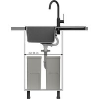 Кухонная мойка Quadron HB8203U8-G1_P2O - Превью изображения №4 — Интернет-магазин Time-Shop