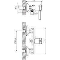 Смеситель Lauter Art 21CK9680C - Превью изображения №2 — Интернет-магазин Time-Shop
