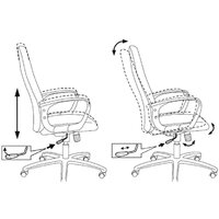 Офисное кресло Бюрократ CH-808AXSN/G (темно-серый) - Превью изображения №6 — Интернет-магазин Time-Shop