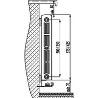Биметаллический радиатор Rifar SUPReMO 350 (10 секций) - Превью изображения №2 — Интернет-магазин Time-Shop
