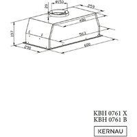 Кухонная вытяжка Kernau KBH 0761 B - Превью изображения №3 — Интернет-магазин Time-Shop