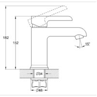 Смеситель G.Lauf ZOK1-A036YB - Превью изображения №6 — Интернет-магазин Time-Shop