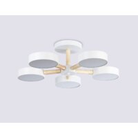 Припотолочная люстра Ambrella light FL4825/5 WH - Превью изображения №3 — Интернет-магазин Time-Shop