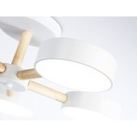Припотолочная люстра Ambrella light FL4825/5 WH - Превью изображения №6 — Интернет-магазин Time-Shop