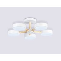 Припотолочная люстра Ambrella light FL4825/5 WH - Превью изображения №5 — Интернет-магазин Time-Shop