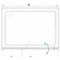 Душевая дверь RGW SV-03 90 - Превью изображения №3 — Интернет-магазин Time-Shop