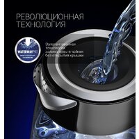 Электрический чайник Polaris PWK 1715CGL Water Way Pro (черный) - Превью изображения №5 — Интернет-магазин Time-Shop