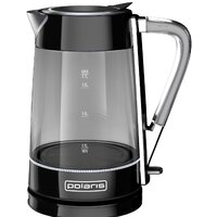 Электрический чайник Polaris PWK 1715CGL Water Way Pro (черный) - Превью изображения №3 — Интернет-магазин Time-Shop