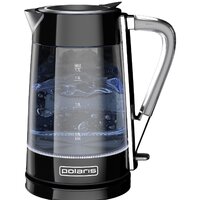 Электрический чайник Polaris PWK 1715CGL Water Way Pro (черный) - Превью изображения №2 — Интернет-магазин Time-Shop