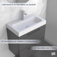 Умывальник Lauter Miletta 2161351PW (Pure White) - Превью изображения №4 — Интернет-магазин Time-Shop