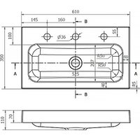 Умывальник Lauter Miletta 2161351PW (Pure White) - Превью изображения №13 — Интернет-магазин Time-Shop