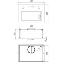 Кухонная вытяжка Akpo Micra Twin 50 WK-7 (белый) - Превью изображения №2 — Интернет-магазин Time-Shop