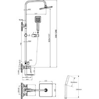 Душевая система  Agger Brilliant A0394444 - Превью изображения №14 — Интернет-магазин Time-Shop
