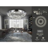 Люстра средней высоты Ambrella light TR TR5029 - Превью изображения №3 — Интернет-магазин Time-Shop