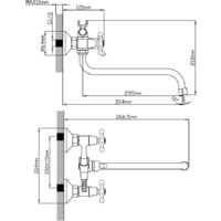 Смеситель AV Engineering AVROL7-D22 - Превью изображения №2 — Интернет-магазин Time-Shop