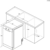 Отдельностоящая посудомоечная машина Haier I-Pro Shine Slimline XF1C3TB1FW-80 - Превью изображения №9 — Интернет-магазин Time-Shop