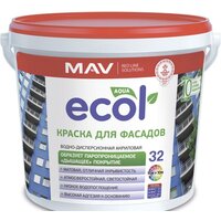 Ecol 32 ВД-АК-1032 фасадная 11 л (белый)