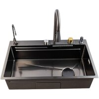 Кухонная мойка MARRBAXX B7546-R Decor B7546-DMR (графит/темно-серый) - Превью изображения №2 — Интернет-магазин Time-Shop