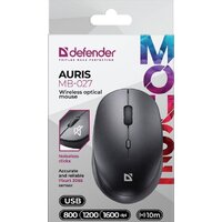 Мышь Defender Auris MB-027 (черный) - Превью изображения №5 — Интернет-магазин Time-Shop