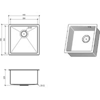 Кухонная мойка Floracio Steel F.4444.GM - Превью изображения №3 — Интернет-магазин Time-Shop