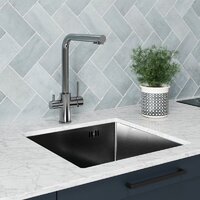 Кухонная мойка Floracio Steel F.4444.GM - Превью изображения №2 — Интернет-магазин Time-Shop