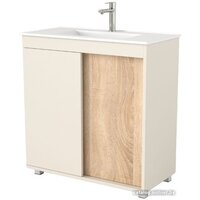 Дабер Тумба под умывальник 013 WeltWasser Deilbach 7517-80 Т13.8W.0.18 (бежевый/дуб бардолино)