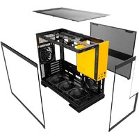 Корпус Geometric Future Model 3 5FAN (черный/желтый) - Превью изображения №6 — Интернет-магазин Time-Shop