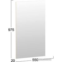 Зеркало Трия Хилтон Исп.2.1 (дуб крафт золотой) - Превью изображения №2 — Интернет-магазин Time-Shop