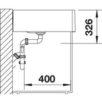 Кухонная мойка Blanco Panor 60 [514501] - Превью изображения №6 — Интернет-магазин Time-Shop