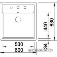 Кухонная мойка Blanco Panor 60 [514501] - Превью изображения №5 — Интернет-магазин Time-Shop
