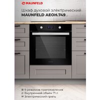 Электрический духовой шкаф MAUNFELD AEOH.749B2 - Превью изображения №17 — Интернет-магазин Time-Shop